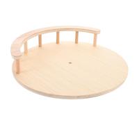 Beaupretty Plateforme Ronde Détachable en Bois Kaki pour Structure de Grimpe pour Chats, Résistante aux Griffes, Accessoire Ajustable pour Maisons Multi-Chats