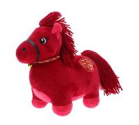 Beaupretty Plush Horse Toy Soft Chinese Zodiac Horse Mascot for Year Cuddly Small Animal Doll for Year Party Favor and Home Decoration