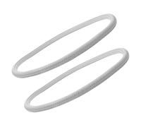 Beaupretty Pneus Pleins en PU 20 X 1 3/8 Gris pour Fauteuil Roulant Manuel - Lot de 2 Roues Arrière et Devant - Pneus de Rechange Silencieux Résistants aux Chocs et Compatibles Plusieurs