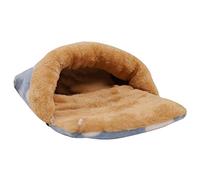 Beaupretty Poche de Couchage pour Petits Animaux avec Impression Cartoon Lit Hamster Confortable et Lavable Nid Douillet pour Cochon Rat Écureuil et Furet Modèle Bleu