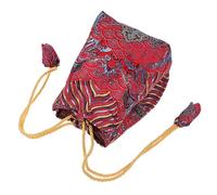 Beaupretty Pochette à Cordon de Rangement Brodée pour Tasse à Thé Pochette Carrée en Tissu Pratique et Élégante pour Petits Objets Fermeture Facile pour Organiser et Protéger Vos Accessoires