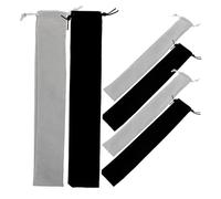 Beaupretty Pochette de Rangement pour à Bec Soprano en Tissu 6Pcs Paquet de Transport Cordon de Serrage Protection Solide pour Musiciens Transport d'Instruments