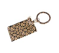 Beaupretty Pochette pour Téléphone Portable Jaune Tournesol Sac à Main Zippé pour Femme Portefeuille Multifonction pour Cartes et Billets