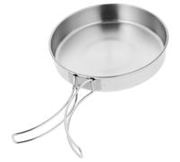 Beaupretty Poêle Camping Marmite Cuisine Extérieure en Acier Inoxydable Portable et Antiadhésive Multifonction en Randonnée et Camping