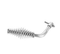 Beaupretty Poignée de Porte de Cheminée en Métal Résistant la Chaleur Ressort, Compatible Poêle à Bois et Chaudière, Accessoire de Remplacement pour Foyer Sécurisé et Ouverture Facile