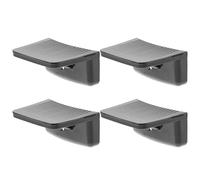 Beaupretty Poignées de Casserole en Bakélite Noire 4 Pièces, Anti-dérapantes et Solide, Accessoires Cuisine pour Steamer et Laitier, Usage Cuisine