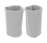 Beaupretty Poignets Côtelés Tricotés Gris Extensibles, 1 Paire de Bord-côtes Élastiques pour Manches et Pantalons, Remplacement de Poignets de Veste, Tissu Tubulaire Résistant pour Couture