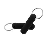 Beaupretty Poinçon Coupe-cigare en Métal Noir, Lot de 2 Porte-clés Perforateurs Compacts pour Ouvrir Trous de Cigares, Outil Portable Polyvalent pour Fumeurs, Fourniture Cigare Pratique