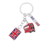 Beaupretty Porte-Clés Britannique Union Jack Souvenir Londres Pendentif Mignon Pour Sac À Main Accessoire Chic Durable 3.74X1.18X0.08In