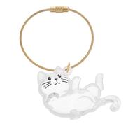 Beaupretty Porte-clés Mémoire Transparent pour Poils de Chat et Chien Capsule de Rangement Portable pour Souvenirs Animaux Boîte pour Collecte et Conservation Facile