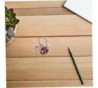 Beaupretty Porte Clés Musique avec Mini Guitare Microphone et Disque Vinyle Accessoire et pour Amateurs et Fans de Musique