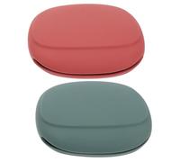 Beaupretty Porte-Houppette de Maquillage de Voyage 2Pcs Support de Rangement pour Éponge en Silicone Étui Portable Compact et Pratique pour Voyages