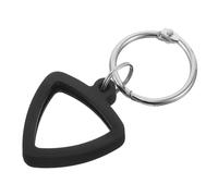 Beaupretty Porte-médiator Guitare Portable Silicone avec Anneau Porte-clés Rangement Organisé Antidérapant pour Guitaristes et Musiciens