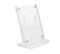 Beaupretty Porte-médiators Acrylique avec Support Étui De Rangement Transparent Anti-poussière pour Collection De Médiators Boîte De Présentation pour Guitare