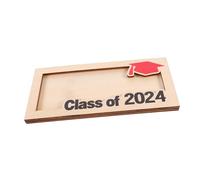 Beaupretty Porte-Monnaie Bois pour Remise de Diplômes Pochette à Billets Boîte à Billets Porte-Monnaie Porte-Monnaie de Fin Études