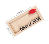 Beaupretty Porte-Monnaie de Fin de Cycle Forme Enveloppe Porte-Monnaie Bois Compact Portefeuille Cartes Bancaires