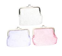 Beaupretty Porte- Transparent Éblouissant en PVC Lot de 3 Paquet à pour Garçon et Plage Shopping et Fêtes Design Élégant et Pratique