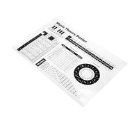 Beaupretty Poster Éducatif Piano Chords et Gammes Musicales Guide de Pédagogique pour Classe et Décoration Murale Affiche pour Apprentissage et Composition Musicale