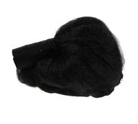 Beaupretty Postiche de Cosplay Japonaise Noire pour Hommes Postiche de Costume de Lutte Traditionnelle Style Samouraï Réaliste Fibres Synthétiques Confortables Adaptée aux Fêtes et