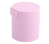 Beaupretty Pot de Rangement pour Cils Mat Rose Boîte Scellée Déshumidifiante Capacité 3 Colles pour Extensions de Cils Étui Portable Léger pour Usage Professionnel et Voyage