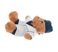 Beaupretty Poupée Ours Peluche Docteur Mignon 30 Cm en Tissu Peluche Robuste Brun Clair pour Garçon Et Filles Amateurs De Médecine Présent Créatif pour Jeu De Rôle Et Décoration Chambre