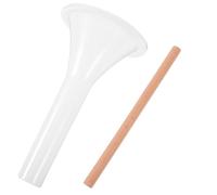 Beaupretty Poussoir à Saucisses Manuel en Bois et Plastique Facile à Utiliser pour Maison et Restaurant, Outil Portable pour Farcir les Saucisses avec Entonnoir Pratique Réutilisable