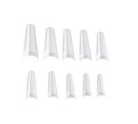 Beaupretty Présentoir à Ongles 500 Pièces Palette de Faux Ongles Transparents Accessoires de Manucure Pratique pour Nail Art Formation Débutant