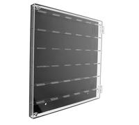 Beaupretty Présentoir pour Médiators de Guitare Transparent 36 Emplacements Étui de Rangement Compact 245x240x22 Mm Boîte de Médiators pour Guitaristes Acoustiques et Électriques,
