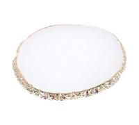 Beaupretty Présentoir Pour Ongles Et Plateau De Mélange De Vernis à Ongles Taille Moyenne En Résine Blanche Décorative Pour Salon De Beauté Et Nail Art