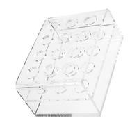 Beaupretty Présentoir Stylo Acrylique Compartiments pour Bureau Organiseur Pinceaux Maquillage et Marqueurs Support Transparent pour Maison École et Magasin