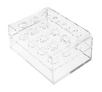 Beaupretty Présentoir Stylo Acrylique Transparent Compartiments Multifonction Organisateur Bureau École Maison Support Crayons Marqueurs Pinceaux Maquillage