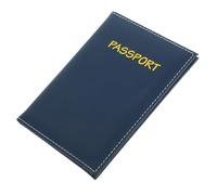 Beaupretty Protège-Passeport Cuir Bleu Foncé Porte-Cartes Multifonction Léger et Résistant Organisateur de Voyage Pratique pour Cartes Identité Cartes Bancaires et Passeport pour Voyageurs