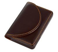 Beaupretty PU Leather Business Card Holder with Magnetic Closure Id and Credit Card Case for Men and Women