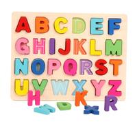 Beaupretty Puzzle Bois pour Garçon Fille Chiffres Et Alphabet Outil Éducatif pour Apprendre à Compter Et Reconnaître Les Lettres Jouet De Développement Cognitif