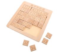 Beaupretty Puzzle Coulissant Bois à Chiffres pour Garçon Fille Jeu Éducatif Montessori Bois de Bouleau Casse-tête Logique pour Développement Cognitif Éveil Intellectuel et Raisonnement