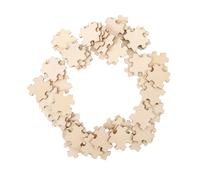Beaupretty Puzzle en Bois Vierge 50 Pièces pour Garçon Et Filles 40mm Bricolage Décoration Intérieure Jeux Éducatifs Fournitures Artistiques