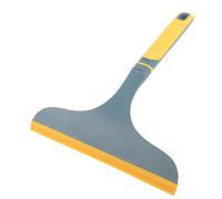 Beaupretty Raclette de Vitres Polyvalente pour Fenêtres et Voiture Nettoyeur de Verre Ergonomique Anti-Traces Bleu et Jaune