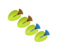 Beaupretty Rallonges de Robinet Prolongateur de Lavage des Mains Vertes Lot de 4 en TPE et Plastique Aide à Développer de Bonnes Habitudes, Adapté Couleur Aléatoire pour Garçon et Filles