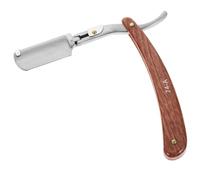 Beaupretty Rasoir Droit Inoxydable et Effet Bois et Antirouille pour Hommes Usage Personnel et Salon de Barbier Coupe Nette et Peau Protégée Modèle Aléatoire