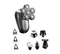 Beaupretty Rasoir Électrique Rechargeable Étanche Têtes Multifonctions pour Homme Tondeuse Barbe et Corps Portable Facile à Nettoyer Transporter