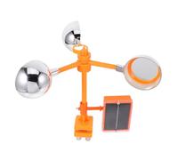 Beaupretty Réflecteur Solaire Rotatif à Énergie Éolienne pour Éloigner Les Oiseaux, Plastique et Verre, 30-50 Rotations par Minute, pour Fermes et Grands Ateliers