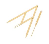 Beaupretty Règle à Sourcils en Acier Inoxydable Taille Ajustable Ratio D'or Précision Maquillage Sourcils pour Professionnels et Amateurs Usage Visage