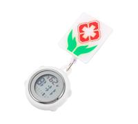 Beaupretty Réveil numérique électronique Montres infirmière pour Femmes Montre infirmière Montre de Poche numérique Montre Montre Clip Montre d'allaitement numérique Gel de silice