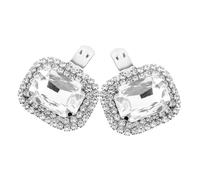 Beaupretty Rhinestone Shoe Clips Decorative and Removable Buckles for Wedding Shoes High Heels and Women Footwear
