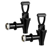 Beaupretty Robinet en acier inoxydable lot de 2 pour distributeur de boissons avec valve thermostatique - installation simple pour seaux à thé glacé