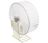 Beaupretty Roue d'exercice pour Hamster Petite Roue de Hamster Support Plastique Alliage Grosse pour Cage à Hérisson et Écureuil d'exercice pour Animaux