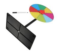Beaupretty Roue Fortune Effaçable à Sec Petite Roue Tournante Colorée Plateau Interactif pour Salon Professionnel pour Soirées Jeux