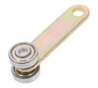 Beaupretty Roulette de Porte Coulissante Double Roulement Capacité 50 Kg Trou de Vis 8 Mm Galet de Chariot en Acier Robuste pour Support Porte Industrielle Fonctionnement Silencieux Usage