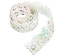 Beaupretty Ruban Adhésif Décoratif Washi Vintage à Fleurs, 1 Rouleau 15 Mm X 10 M, Papier Japonerie pour Scrapbooking Diy, Emballage Présent, Fournitures de Loisirs Créatifs