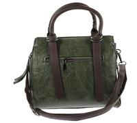 Beaupretty Sac à Main Femme Rétro Vert Grand Format Sac Bandoulière Pratique et Unique Mode à Épaule Fourre Tout pour Usage